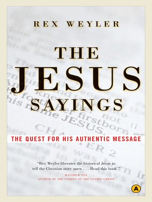 cover image of The Jesus Sayings